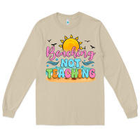 Mushroom beaching not teaching black back Long Sleeve Tee - JahusDesignShop