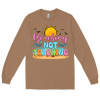 Toasted Coconut beaching not teaching black back Long Sleeve Tee - JahusDesignShop