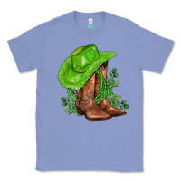 Colony Blue green  cowgirl and roses Classic Tee - AdoDesignShop