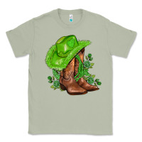 Matcha green  cowgirl and roses Classic Tee - AdoDesignShop