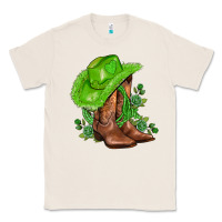 Natural green  cowgirl and roses Classic Tee - AdoDesignShop