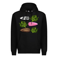 Black easter carrots Premium Hoodie - AdoDesignShop