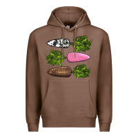Chestnut easter carrots Premium Hoodie - AdoDesignShop