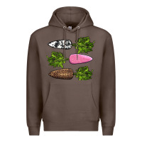 Coffee easter carrots Premium Hoodie - AdoDesignShop