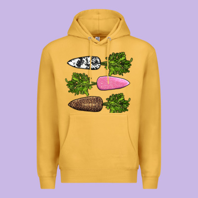 Easter Carrots Premium Hoodie Designed By Adodesignshop