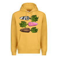 Mustard easter carrots Premium Hoodie - AdoDesignShop