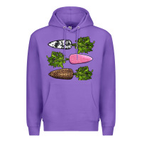 Purple easter carrots Premium Hoodie - AdoDesignShop