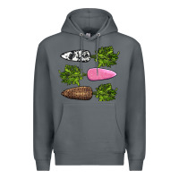 Rock easter carrots Premium Hoodie - AdoDesignShop