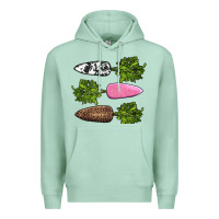 Seafoam easter carrots Premium Hoodie - AdoDesignShop