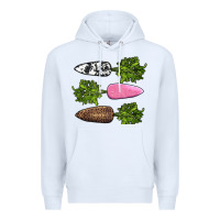 White easter carrots Premium Hoodie - AdoDesignShop