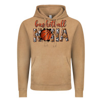 Vintage Camel basketball nana with leopard Vintage Hoodie - texasbilliewilder