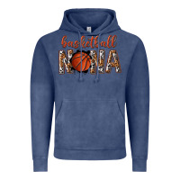 Vintage Denim basketball nana with leopard Vintage Hoodie - texasbilliewilder