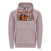 Vintage Zinc basketball nana with leopard Vintage Hoodie - texasbilliewilder