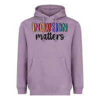Lavender ınclusion matters Heavyweight Hoodie - MaliasSmallBusiness