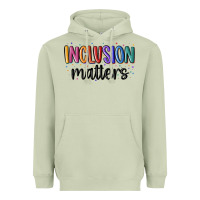 Matcha ınclusion matters Heavyweight Hoodie - MaliasSmallBusiness