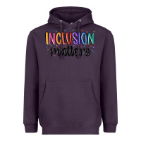 Plum ınclusion matters Heavyweight Hoodie - MaliasSmallBusiness