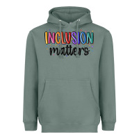 Sage ınclusion matters Heavyweight Hoodie - MaliasSmallBusiness