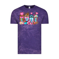 Cloud Purple valentine's day coffee cups Vintage Tee - Zillion Design Studio