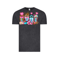 Vintage Black valentine's day coffee cups Vintage Tee - Zillion Design Studio