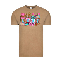 Vintage Coffee valentine's day coffee cups Vintage Tee - Zillion Design Studio