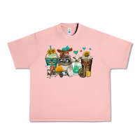 Salmon cows coffee cups Urban Heavy Tee - Zillion Design Studio