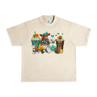 Sandshell cows coffee cups Urban Heavy Tee - Zillion Design Studio