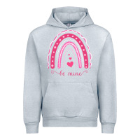 Heather Grey Valentines Day Rainbow Urban Hoodie - Bettercallsaul