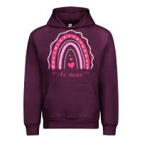 Mauve Wine Valentines Day Rainbow Urban Hoodie - Bettercallsaul