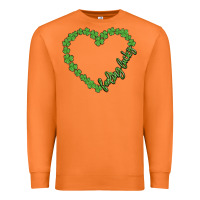 Carrot shamrock heart felling lucky Premium Sweatshirt - MaliasSmallBusiness