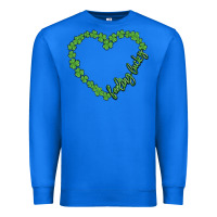 True Royal shamrock heart felling lucky Premium Sweatshirt - MaliasSmallBusiness