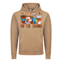 Vintage Coffee basketball tisthe season coffee cups Vintage Hoodie - texasbilliewilder