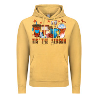 Vintage Mustard basketball tisthe season coffee cups Vintage Hoodie - texasbilliewilder