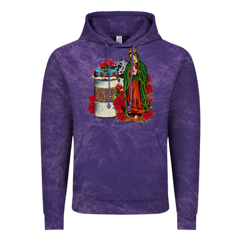 Our Lady Of Guadalupe Coffee Vintage Hoodie by JahusDesignShop | Teevron