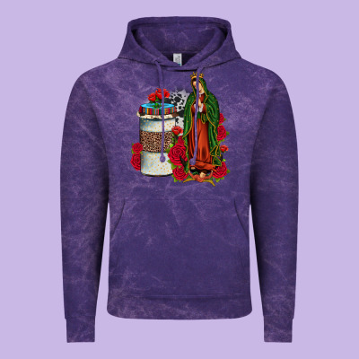 Our Lady Of Guadalupe Coffee Vintage Hoodie Designed By Jahusdesignshop