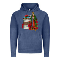Vintage Denim our lady of guadalupe coffee Vintage Hoodie - JahusDesignShop