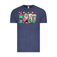 Vintage Denim pharmacy coffee cups Vintage Tee - Zillion Design Studio