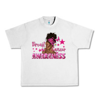 Lunar Rock Breast Cancer Awareness with Afro Woman Urban Heavy Tee - texasbilliewilder