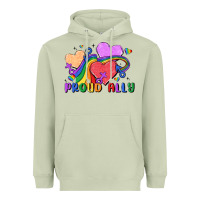 Matcha proud ally Heavyweight Hoodie - MaliasSmallBusiness