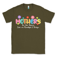 Army Green mothers are like flower Classic Tee - JahusDesignShop