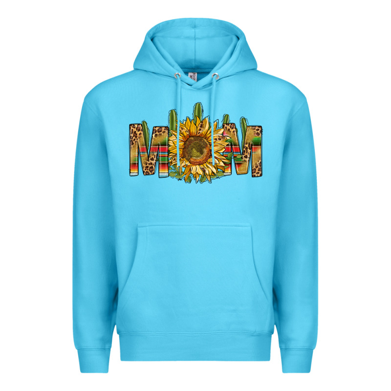 Western Mom With Sunflower Premium Hoodie by BundleAndBundleShop | Teevron
