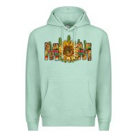 Seafoam Western Mom With Sunflower Premium Hoodie - BundleAndBundleShop