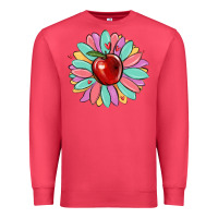 Cardinal teacher apple Premium Sweatshirt - MaliasSmallBusiness