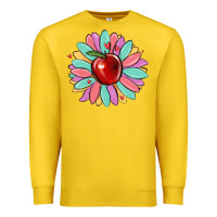 Lemon teacher apple Premium Sweatshirt - MaliasSmallBusiness