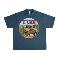 Midnight Navy i can dig it armadillo Urban Heavy Tee - BarkalooDesign