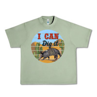 Oil Green i can dig it armadillo Urban Heavy Tee - BarkalooDesign