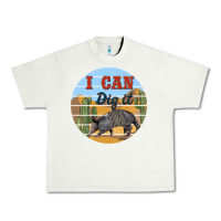 Pistachio i can dig it armadillo Urban Heavy Tee - BarkalooDesign