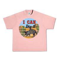Salmon i can dig it armadillo Urban Heavy Tee - BarkalooDesign