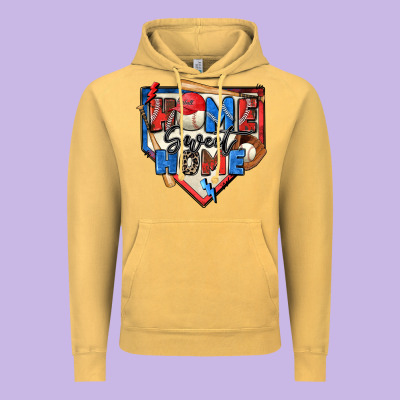 Home Sweet Home Baseball Vintage Hoodie Designed By Zillion Design Studio