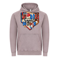 Vintage Zinc home sweet home baseball Vintage Hoodie - Zillion Design Studio