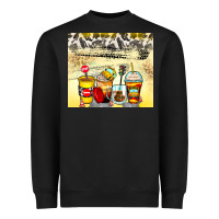 Black bus driver coffee cups Heavyweight Sweatshirt - Zillion Design Studio